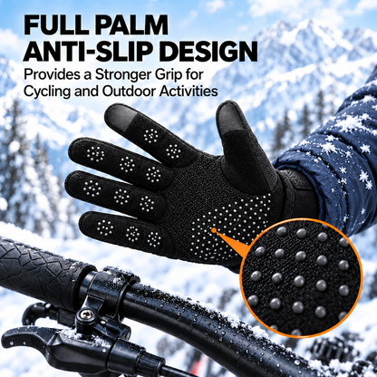 Winter Cycling Gloves – Fleece-Lined Cold-Weather Gloves❄️