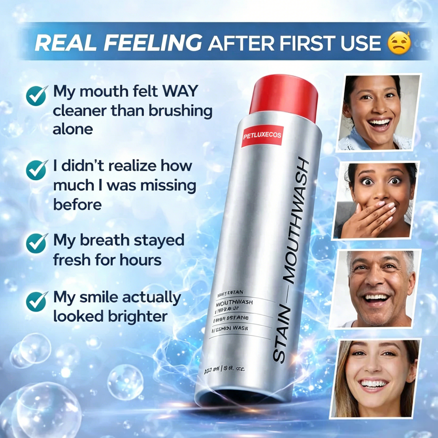 ✨  Mouthwash｜Not Just Fresher Breath — A Truly Deep Clean Feeling 🦷💜