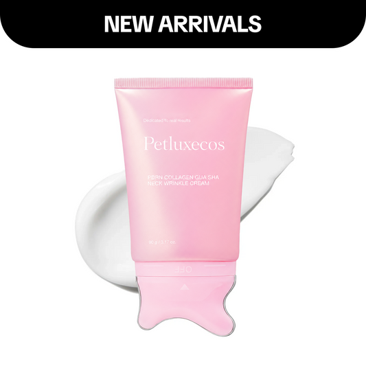 🦢Neck Wrinkle Eraser! Built-In Gua Sha Cream w/5% Anemarrhena Root Complex + PDRN Korean Skincare