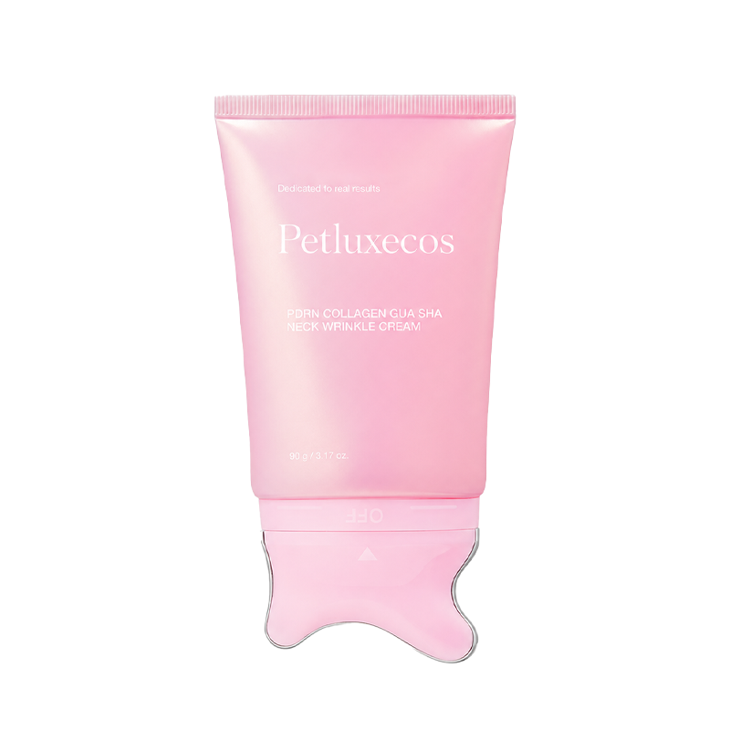 🦢Neck Wrinkle Eraser! Built-In Gua Sha Cream w/5% Anemarrhena Root Complex + PDRN Korean Skincare