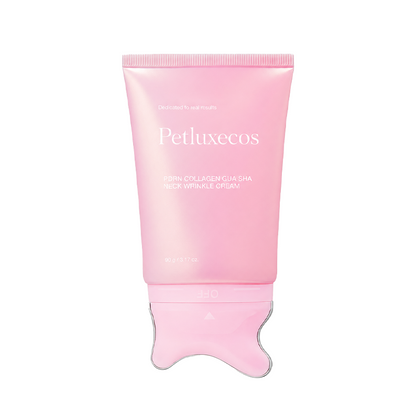🦢Neck Wrinkle Eraser! Built-In Gua Sha Cream w/5% Anemarrhena Root Complex + PDRN Korean Skincare
