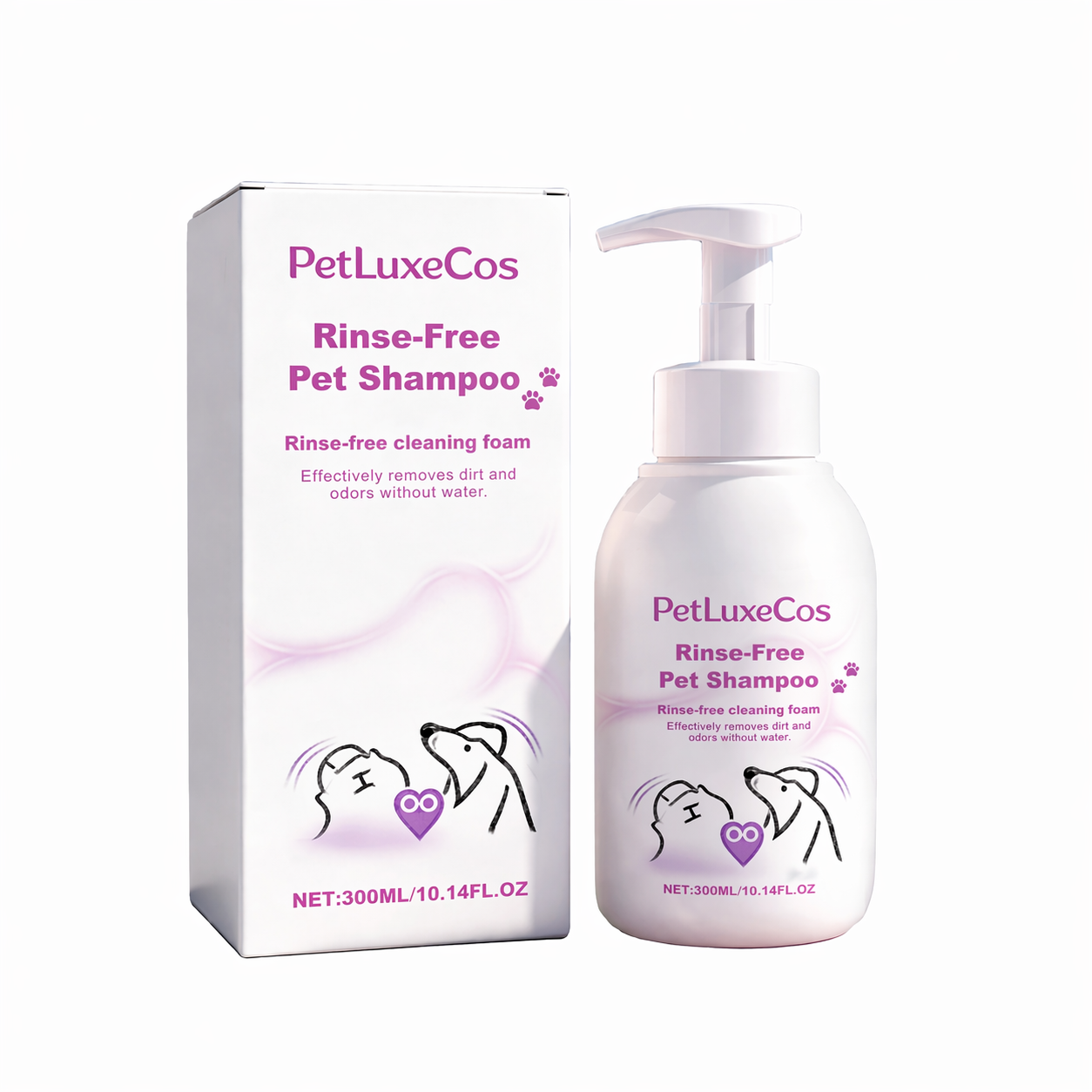 FoamBest Seller🔥 PetLuxeCos® Rinse-Free Pet Shampoo🎉Special limited-time discount