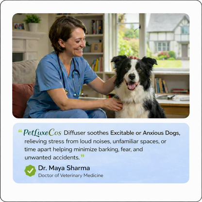 💎𝐎𝐟𝐟𝐢𝐜𝐢𝐚𝐥 𝐒𝐭𝐨𝐫𝐞| 🐾PetLuxeCos® Advanced Pet Calming Diffuser Kit - Stops Peeing Barking Anxiety Odorless Scented Room Aromatizer