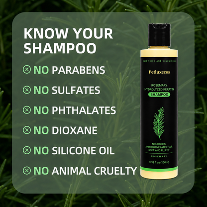 🔥LAST DAY 50% OFF - Petluxecos® Organic Rosemary Hair Growth Shampoo