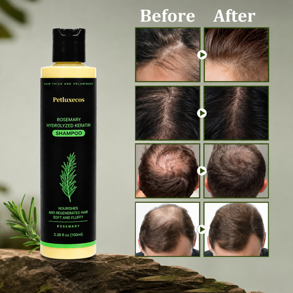 🔥LAST DAY 50% OFF - Petluxecos® Organic Rosemary Hair Growth Shampoo
