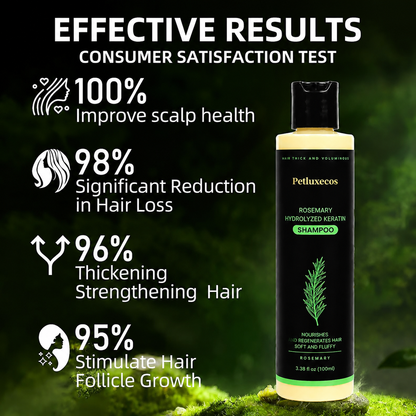 🔥LAST DAY 50% OFF - Petluxecos® Organic Rosemary Hair Growth Shampoo
