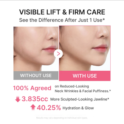🦢Neck Wrinkle Eraser! Built-In Gua Sha Cream w/5% Anemarrhena Root Complex + PDRN Korean Skincare