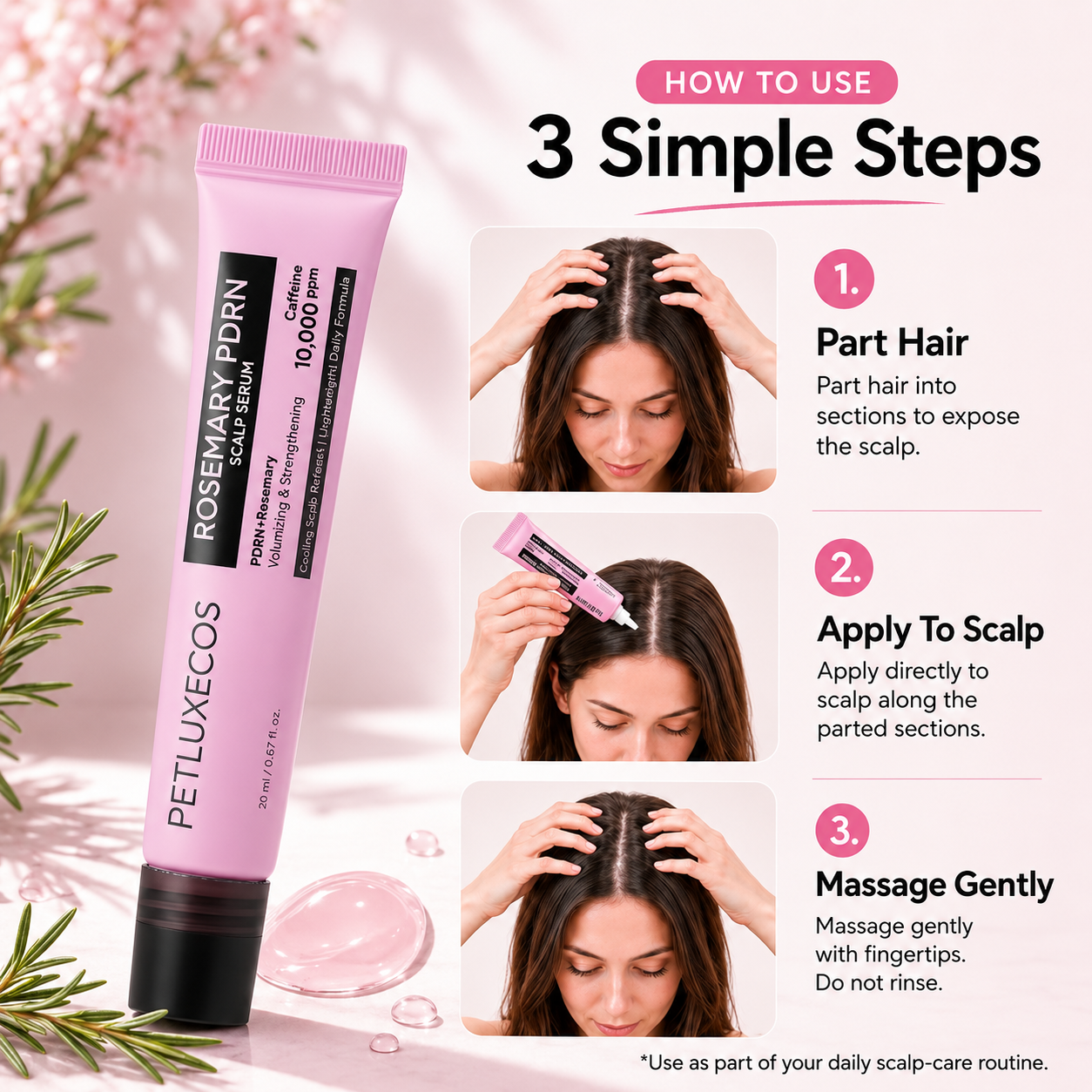 PETLUXECOS Botanical Scalp Renewal Serum